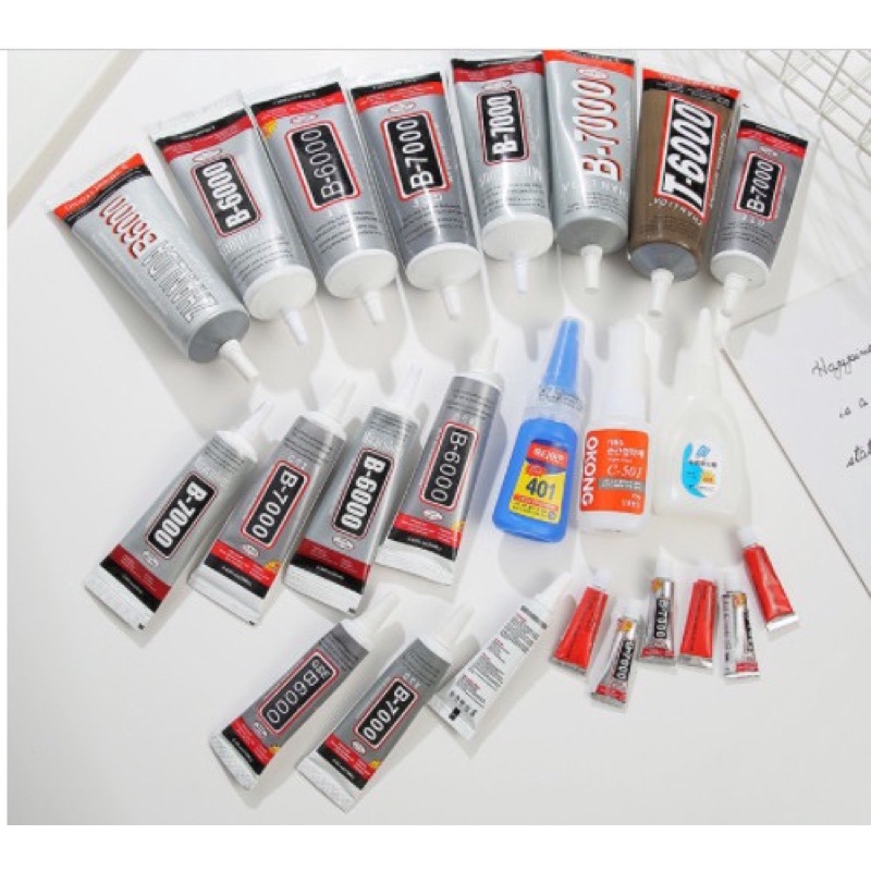 Keo dính đa năng 15ml B700 và B600 phụ kiện thủ công dính đá trên váy áo, giày dép, túi sách, điện thoại