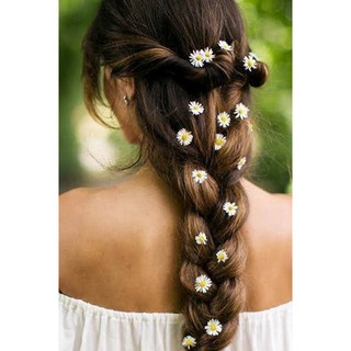 [SẴN] Kẹp tóc, buộc tóc hoa cúc