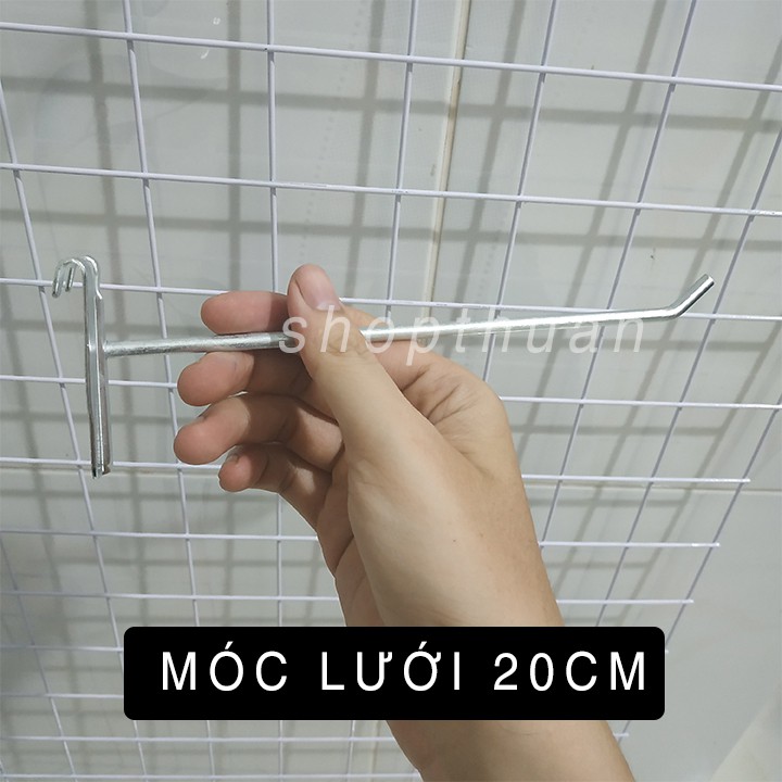 Móc lưới sắt 20cm - đường kính tay lưới 5mm - móc treo lưới, móc sắt treo