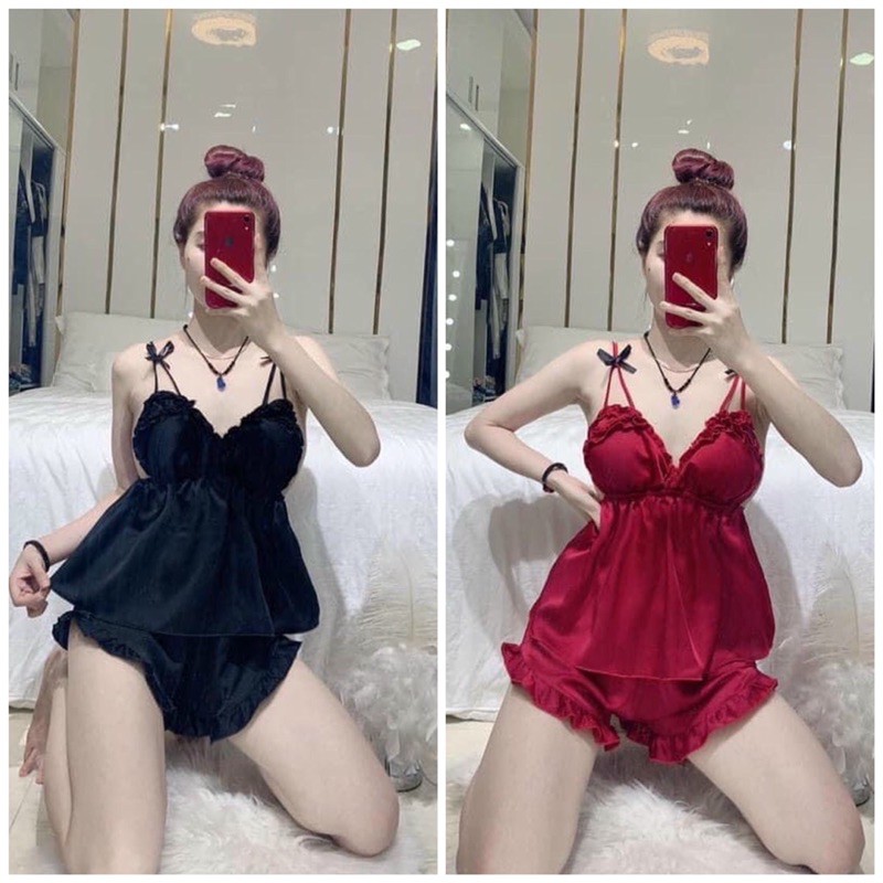 set bộ 2 dây mặc nhà sexy