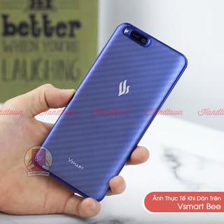 Miếng dán lưng cacbon Vsmart Bee / Vsmart Bee 3 / Vsmart Active 1 Plus / Vsmart Joy 1 Plus