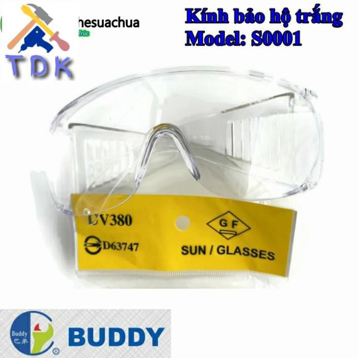 Kính bảo hộ trắng Buddy S0001 Đài Loan