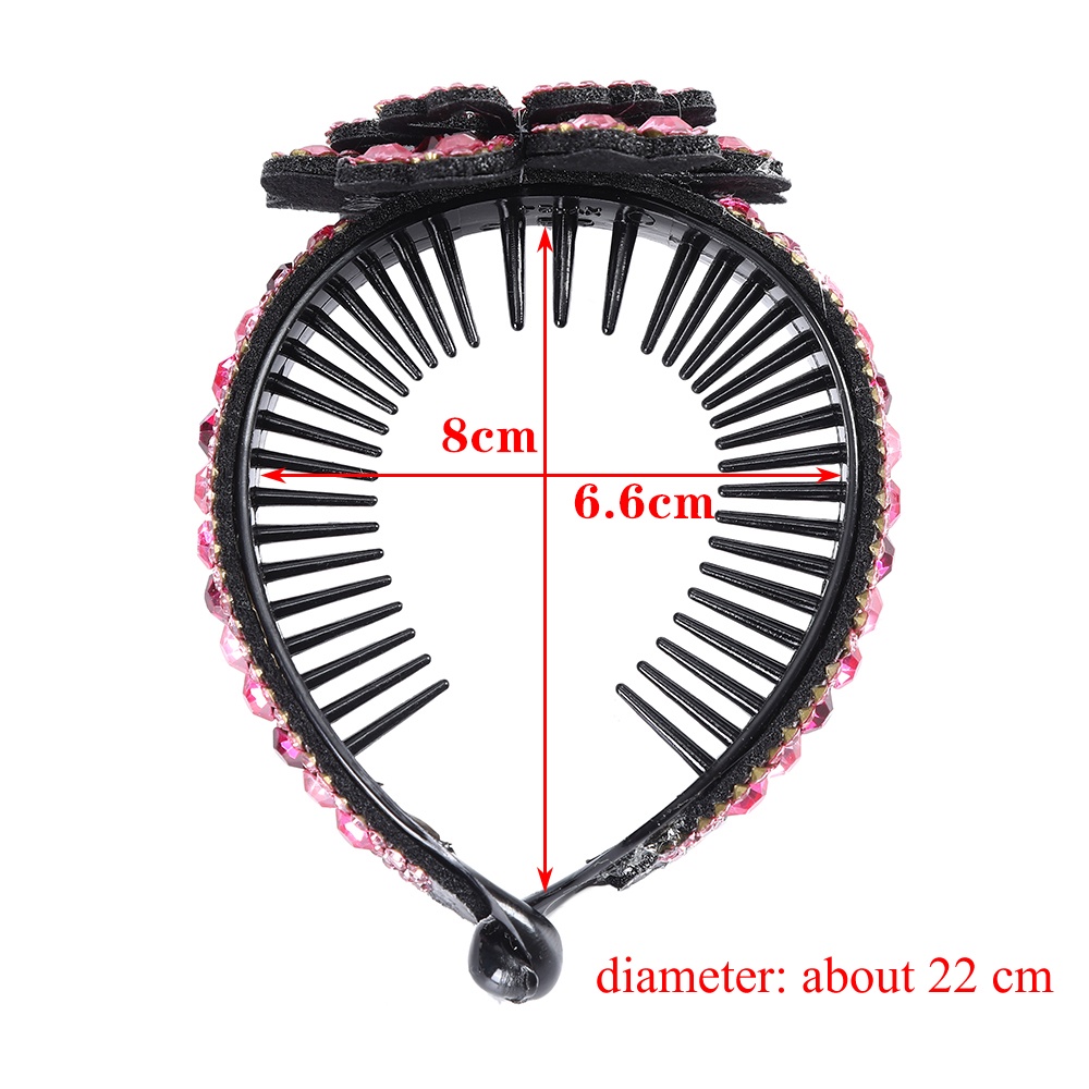 Kẹp tóc hoa Haimeikang đính đá thời trang Hàn Quốc mới