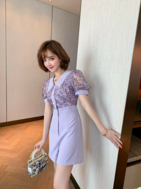 Hàng nhập - Jumpsuit ngắn, jump đùi xô lụa