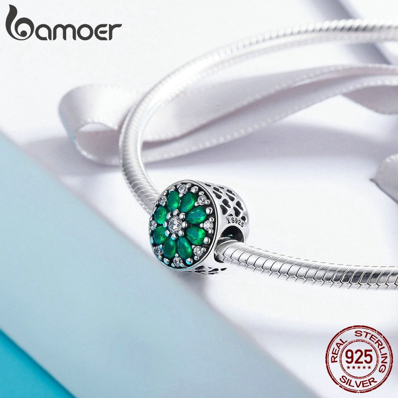 Hạt Xỏ Vòng Tay Bamoer SCC629 Bằng Bạc 925 Thời Trang Cho Nữ