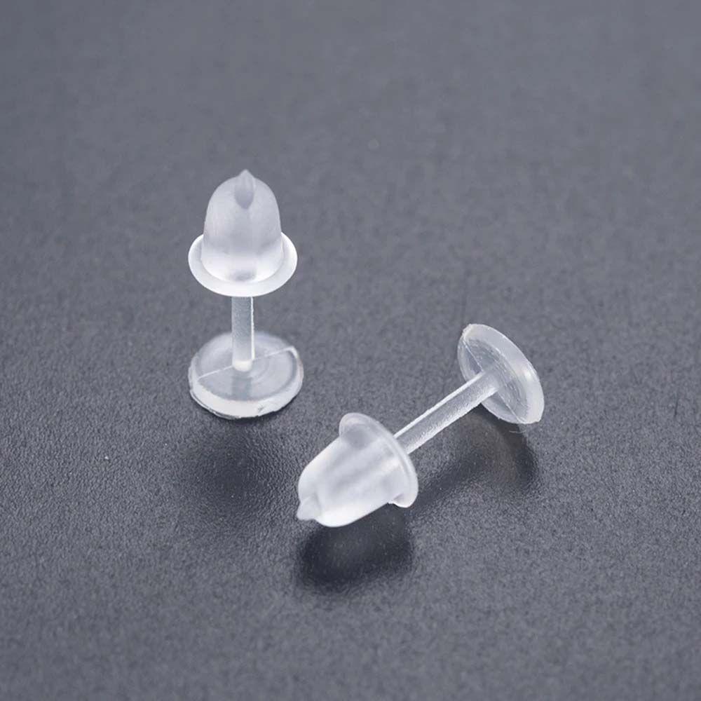 Bộ 50 Nút Nhựa Trong Suốt Thay Thế Chuyên Dụng Cho Làm Trang Sức