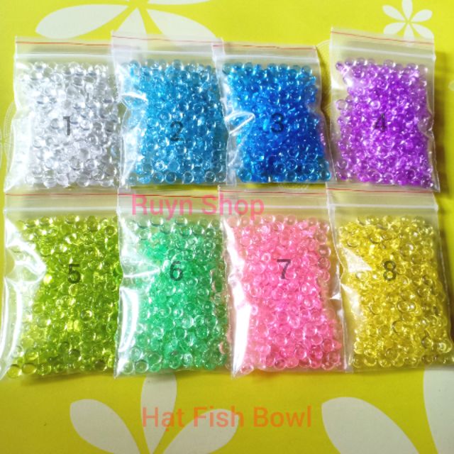 Túi 20gr hạt fish bowl làm slime