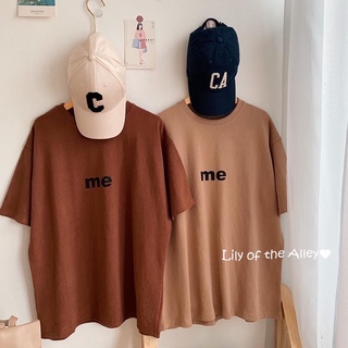 Áo phông chữ me Phong cách Ulzzang Hàn Quốc