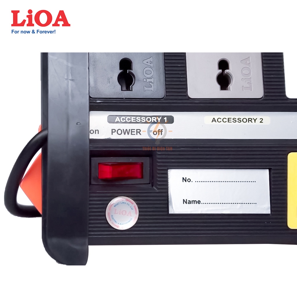 Ổ cắm điện đa năng LIOA super, 2200W, 10 ổ cắm, 1 công tắc, dây dài 3M, 10D-S3-2 - Thiết Bị Điện T&H