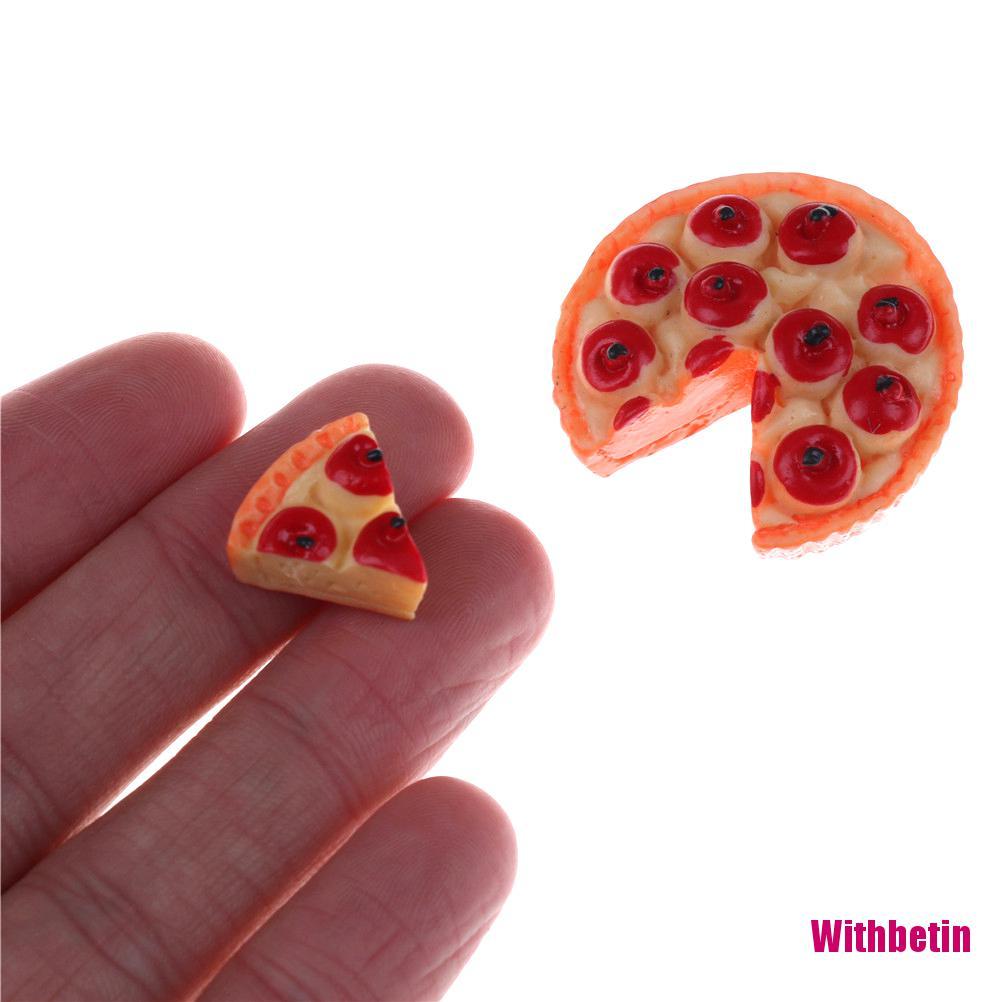 1 Set Đồ Chơi Bánh Pizza Mini 1 Bộ Cho Nhà Búp Bê