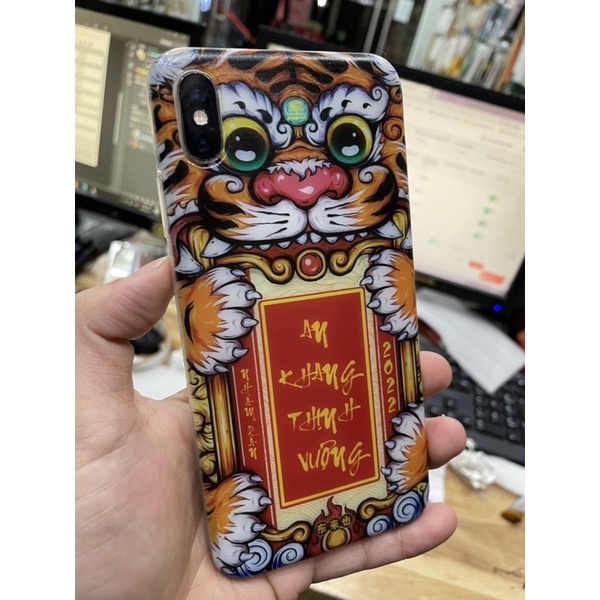 Ốp lưng silicon Tết Hổ Thần Tài - An Khang Thịnh Vượng
