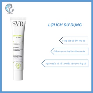 Kem dưỡng ẩm cho da dầu mụn SVR Sebiaclear Active DA02