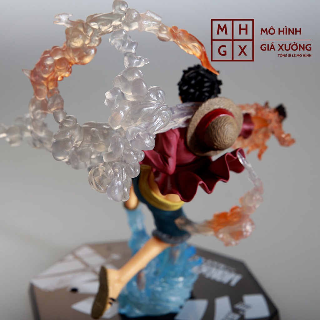 Mô hình One Piece Luffy gear 2 haki figure F.zero hàng cao cấp đế có chữ tên nhân vật luffy cao 20cm hiệu ứng đặc biệt