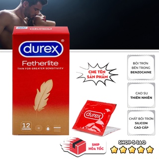 Bao Cao su Durex Fetherlite Ultima Hộp 12 Cái- Bcs Siêu Mỏng, Ôm Sát Khiến Cuộc Yêu Trở Nên Thăng Hoa