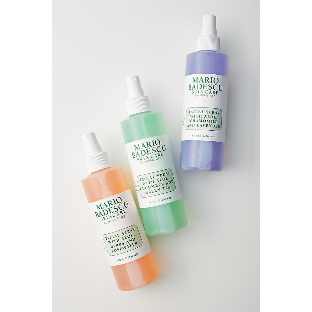 [118ml/236ml] Toner dạng xịt Mario Badescu Facial Spray