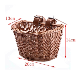 Giỏ Xe Đạp Đan Mây Phong Cách Retro