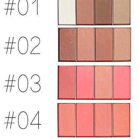 (hàng Mới Về) Bảng Phấn Tạo Khối Trang Điểm 4 Màu O.two.o 9110 / Ki | BigBuy360 - bigbuy360.vn