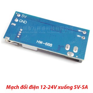 Mạch hạ áp 12-24V xuống 5V