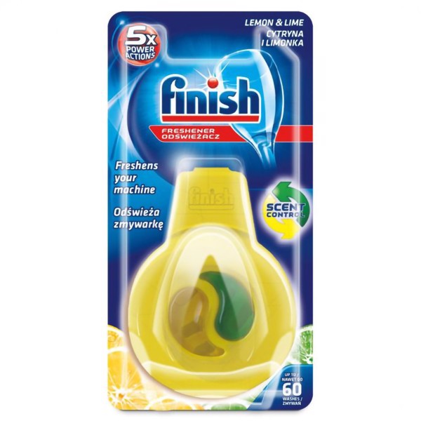 Tinh dầu Treo khử mùi máy rửa chén bát Finish 4ml hương Chanh thơm ngát