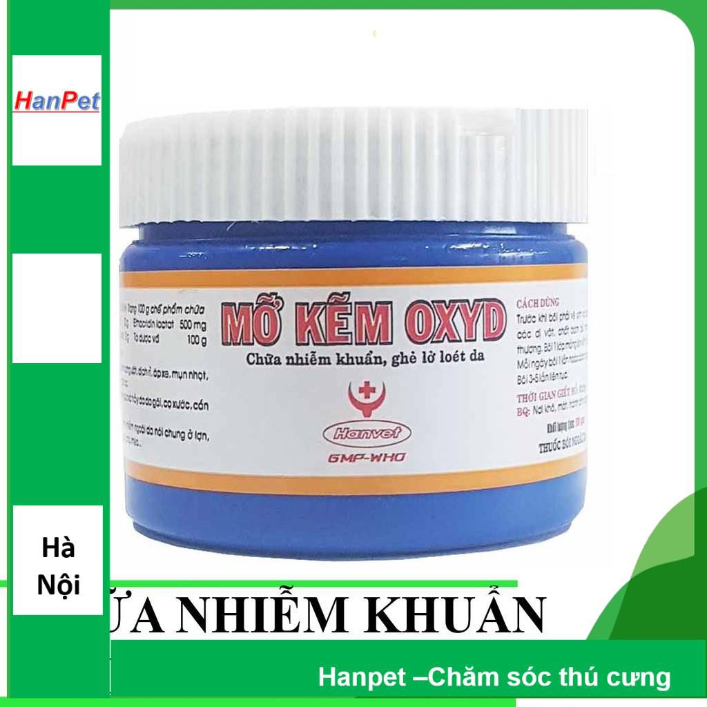 MỠ KẼM OXYD bổ sung kẽm - Bôi chữa ghẻ lở viêm da trên chó mèo