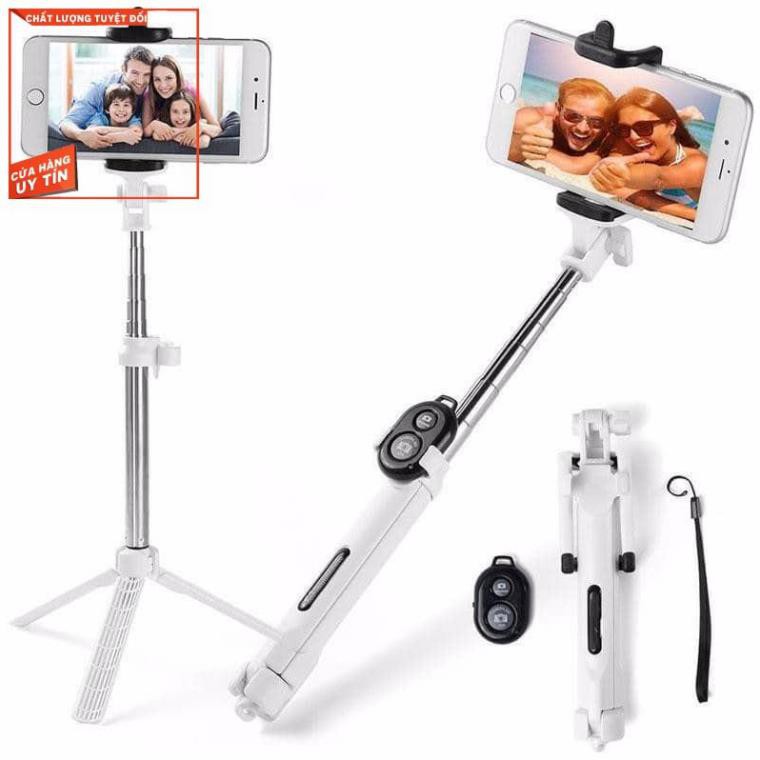 Gía rẻ Gậy tự sướng Tripod Selfie Stick ba chân Bluetooth đa năng  Pika shop