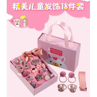 Set kẹp tóc xinh xắn cho bé gái