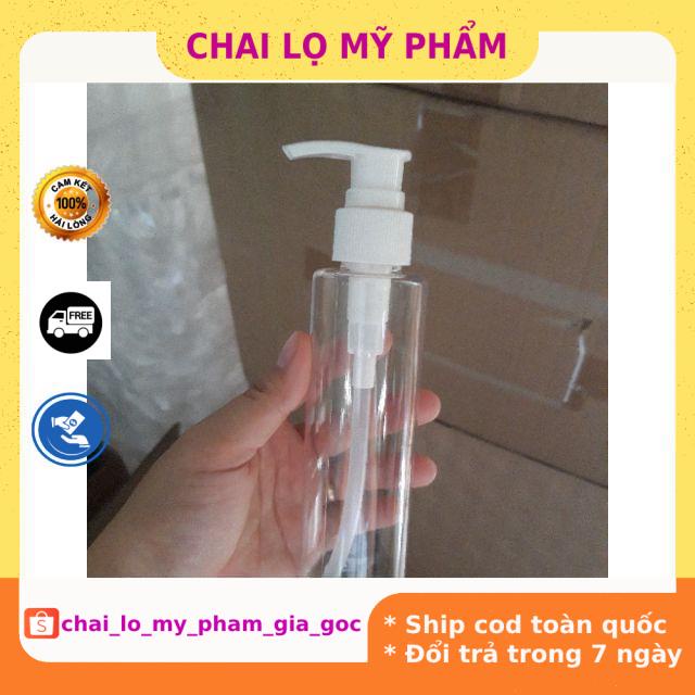 Chai Chiết Mĩ Phẩm ❤ GIÁ TỐT NHẤT ❤ Chai xịt trong vòi nhấn sữa tắm [100ml,150ml,200ml,250ml] chiết mỹ phẩm .