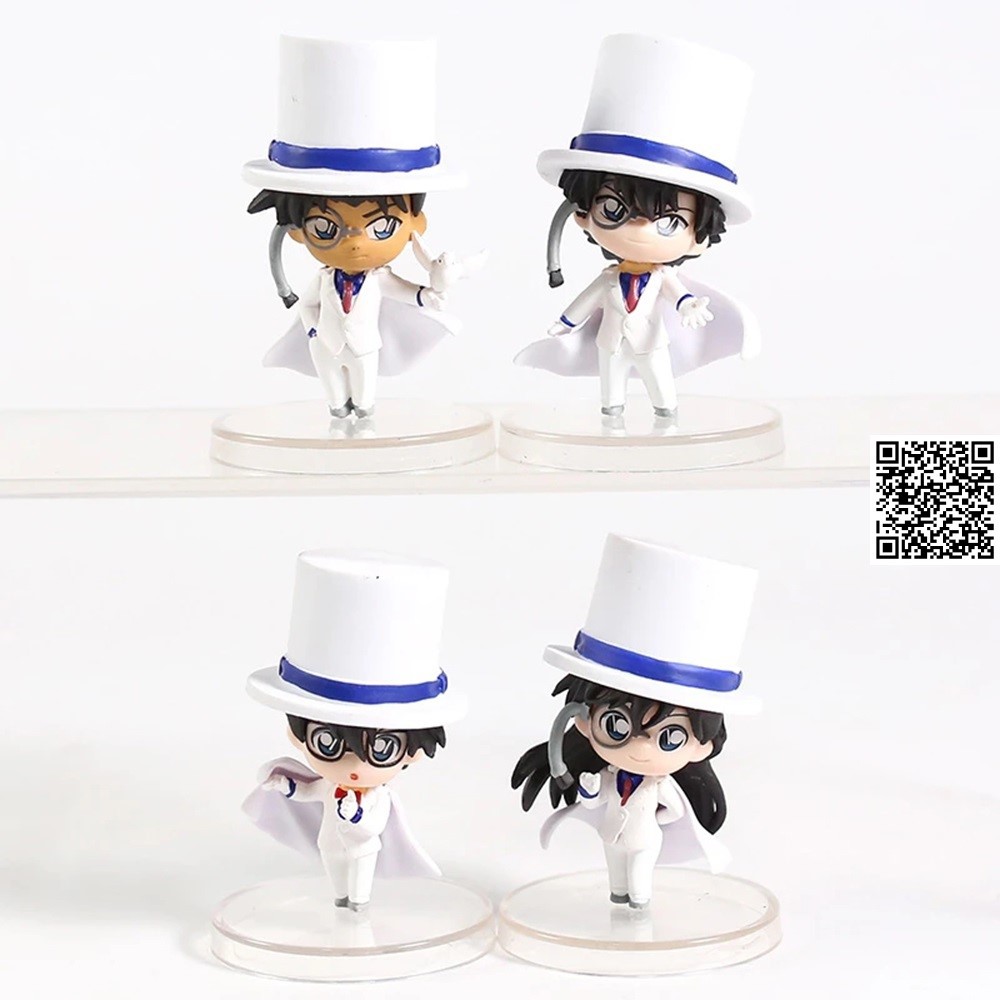 Mô hình Conan chibi Thám tử lừng danh mặt trang phục Kaitou Kid [ Shop-Nino24 ID 1569 ]