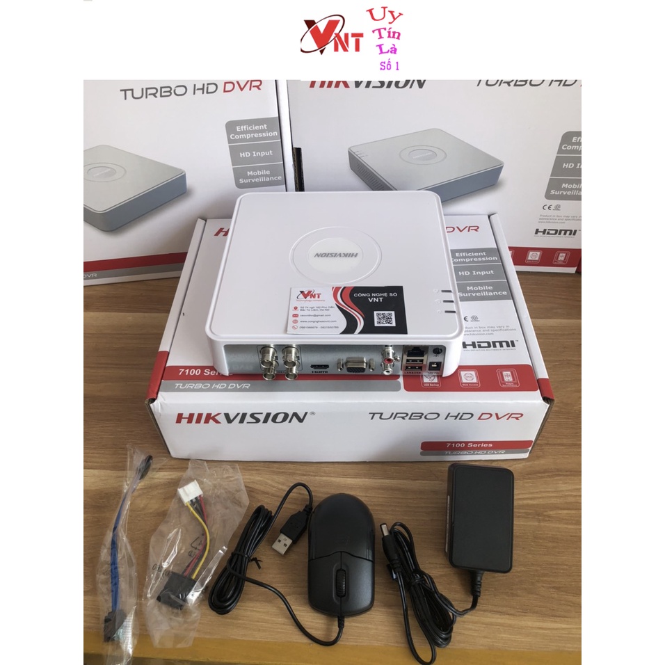 [Có Video] Đầu ghi Hikvision 4 kênh model DS-7104HGHI-F1 CHÍNH HÃNG HIKVISION | BigBuy360 - bigbuy360.vn