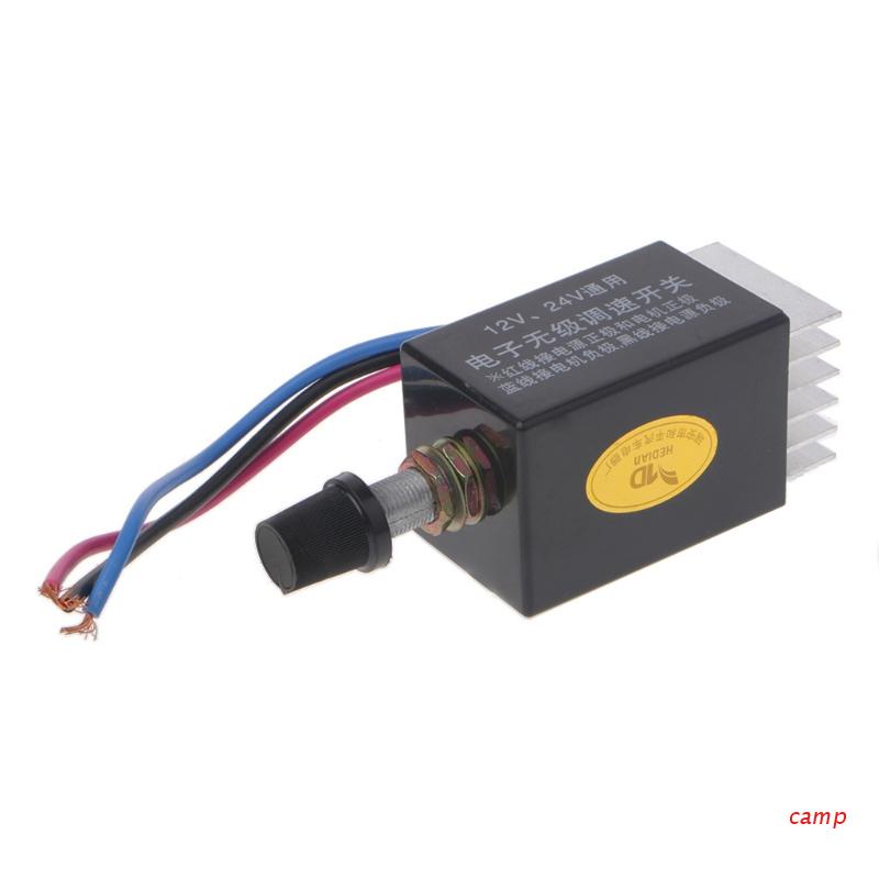 Công tắc điều khiển tốc độ động cơ quạt sưởi DC 12V 24V