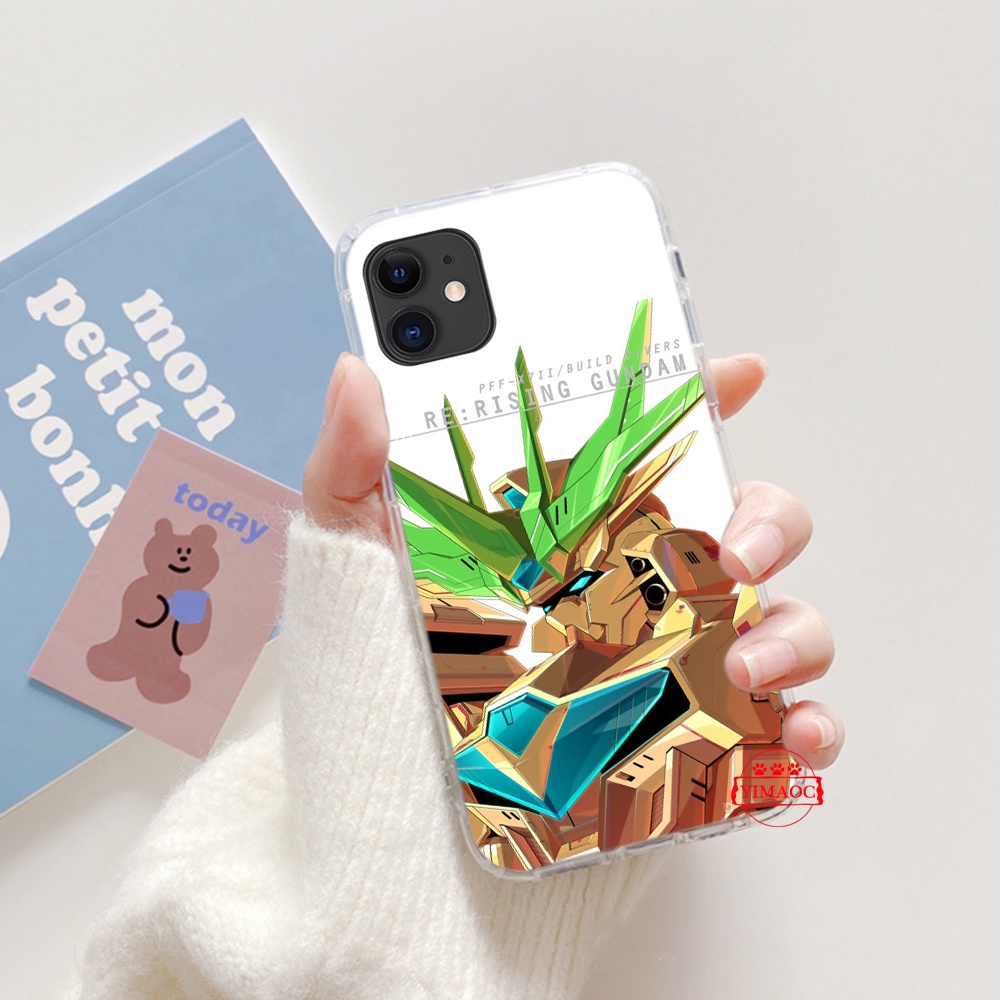 Ốp Điện Thoại Mềm Trong Suốt Hình gundam Số 24ty Cho iphone 5 5s se 2020 6 6s 7 8 plus x