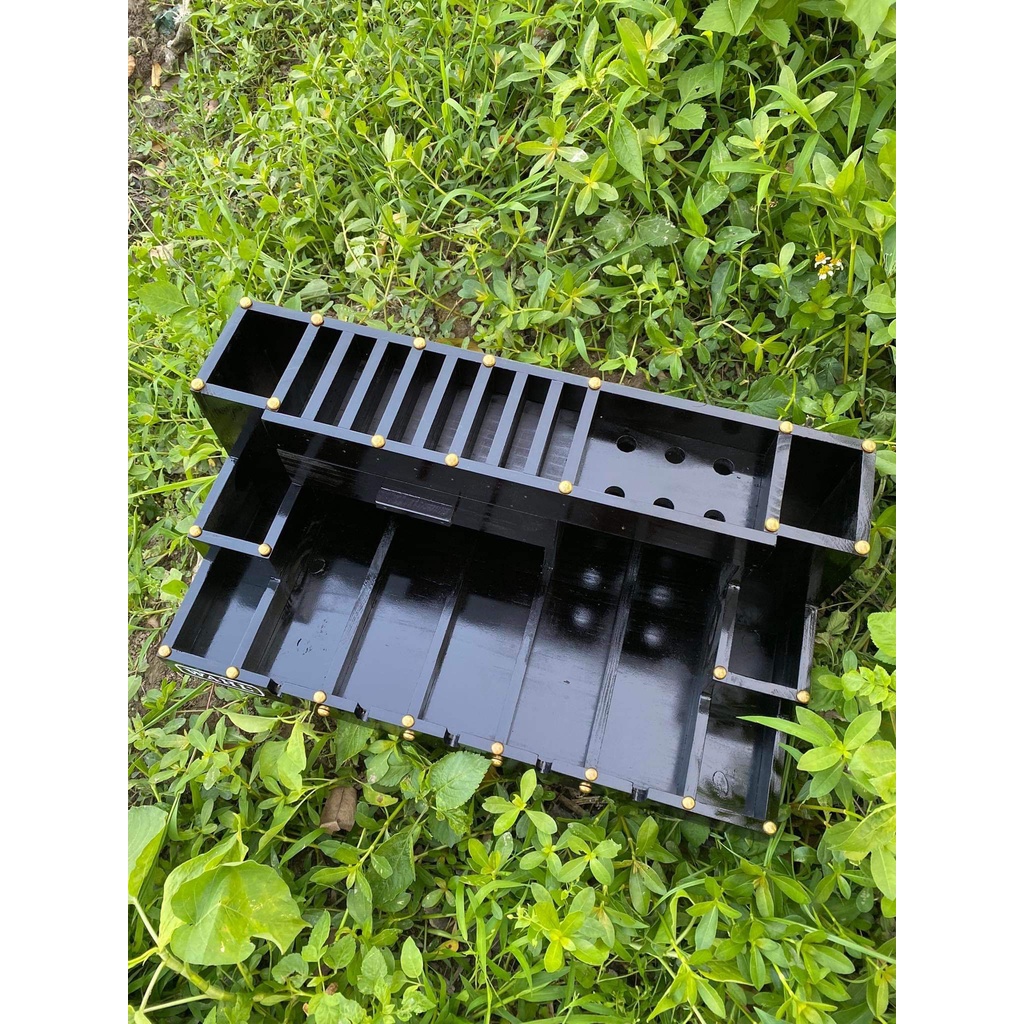 khay gỗ đựng tông đơ