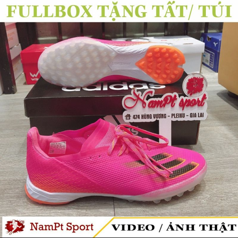 (BẢN CHUẨN fullbox tất) | Giày nhân tạo X20.1 hồng | NamPt Sport