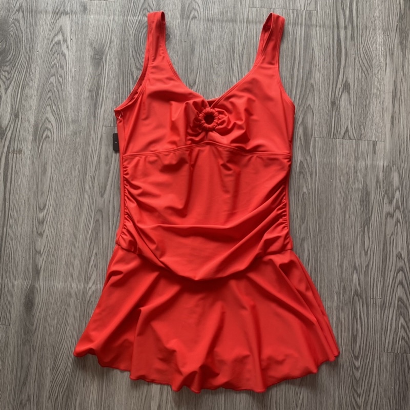 Đầm Bơi Cho Người Mập Dấu Bụng Đồ Bơi Nữ Kín Đáo Size Lớn Tới 80 Kg ( Đầm Nhúng Bụng )