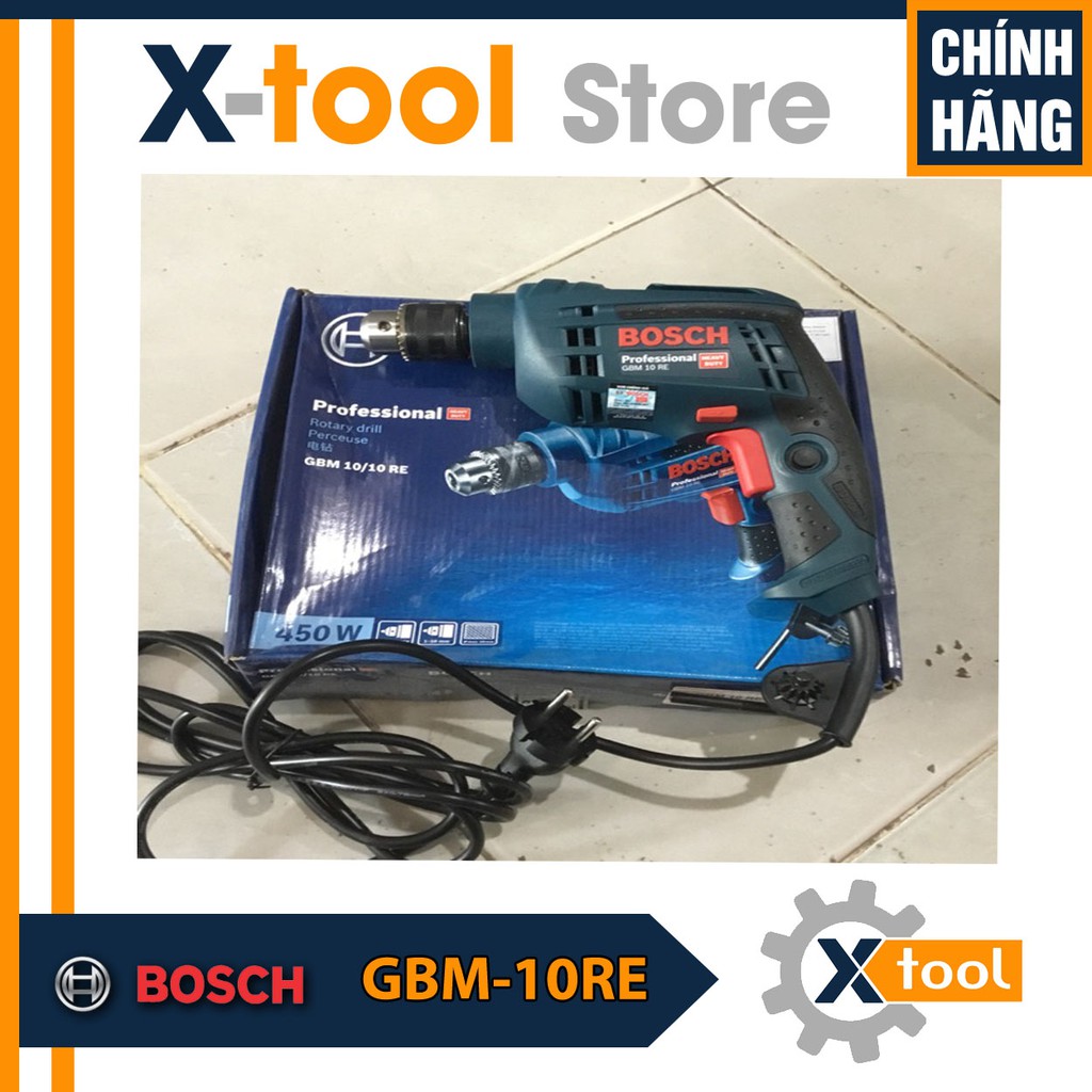 Máy Khoan Bosch GBM 10RE (600W-10MM)