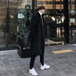 Áo dạ đen Hàn Quốc