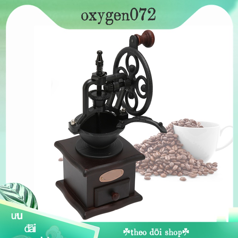 Oxygen072 Máy Xay Cà Phê Bằng Tay Chuyên Nghiệp Cầm Cổ Điển Cho Gia Đình Nhà Hàng Phương Tây Các Quán - Cối xay cà phê bằng tay kiểu dáng cổ điển