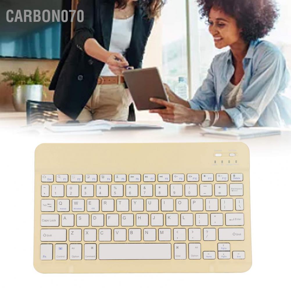 [Hàng Sẵn] Bàn Phím Bluetooth Không Dây Mini Cho PC【Carbon070】