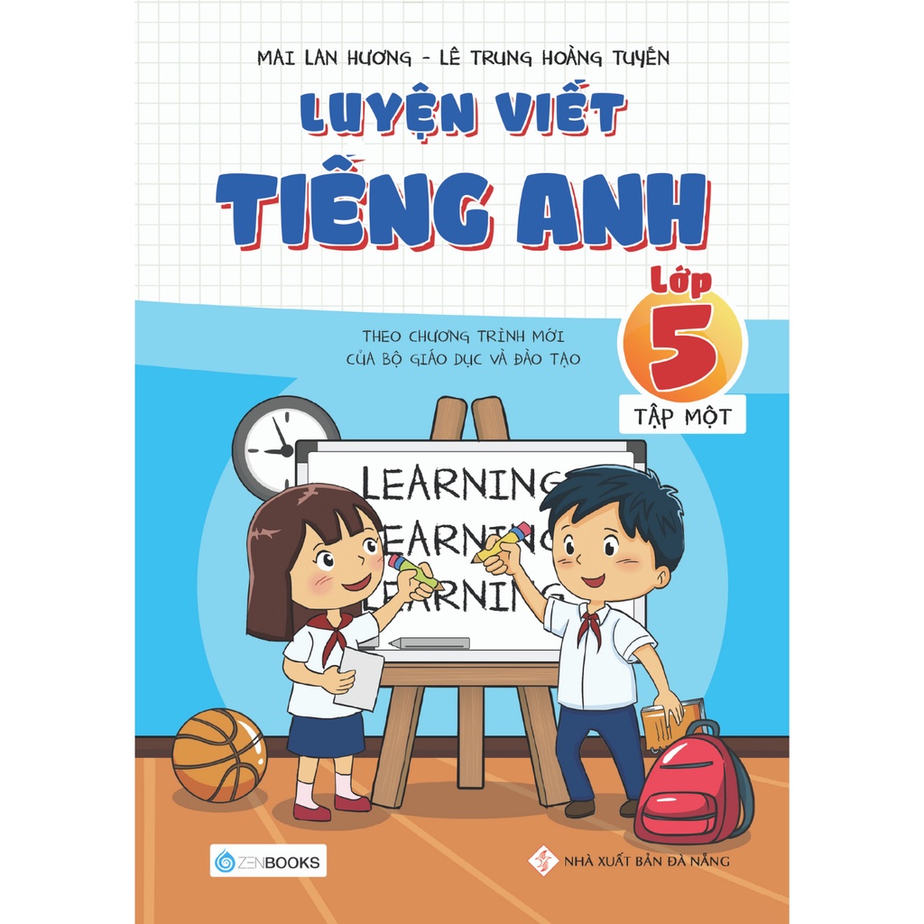Sách - Luyện Viết Tiếng Anh Lớp 5 - Tập 1 Mai Lan Hương