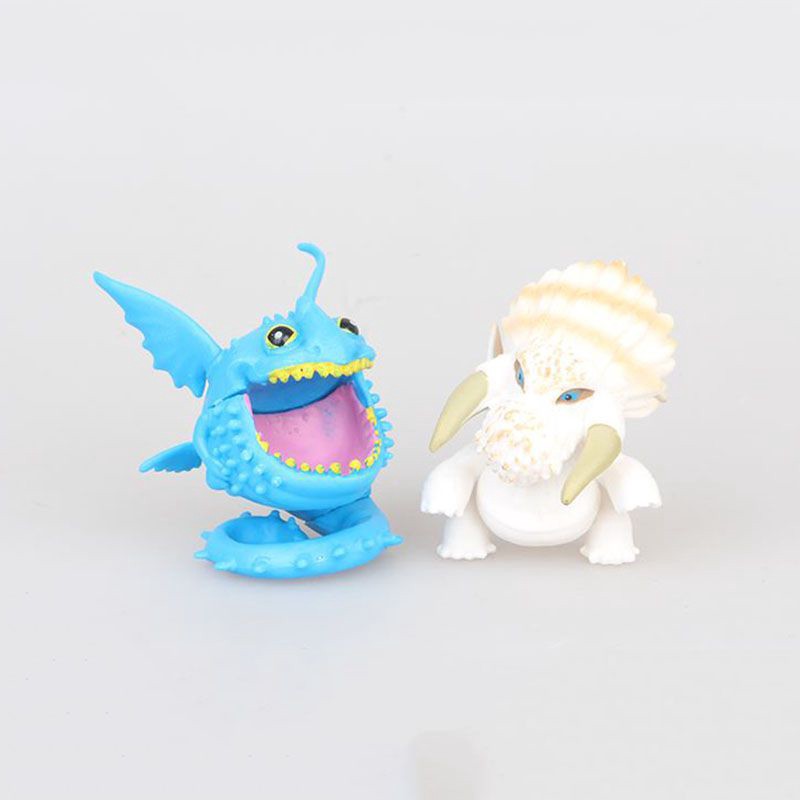 Set 13 mô hình mô phỏng nhân vật trong phim hoạt hình How to Train Your Dragon 3