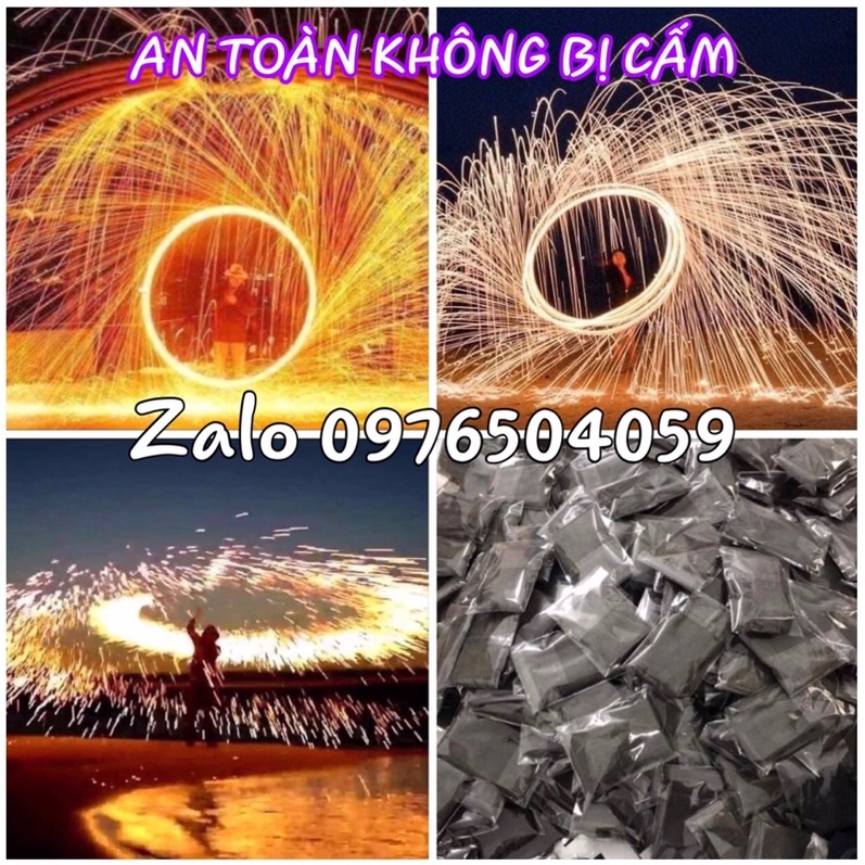 Bùi nhùi thép 1 mét, bùi nhùi thép stell wool, đồ chơi vòng quay lửa