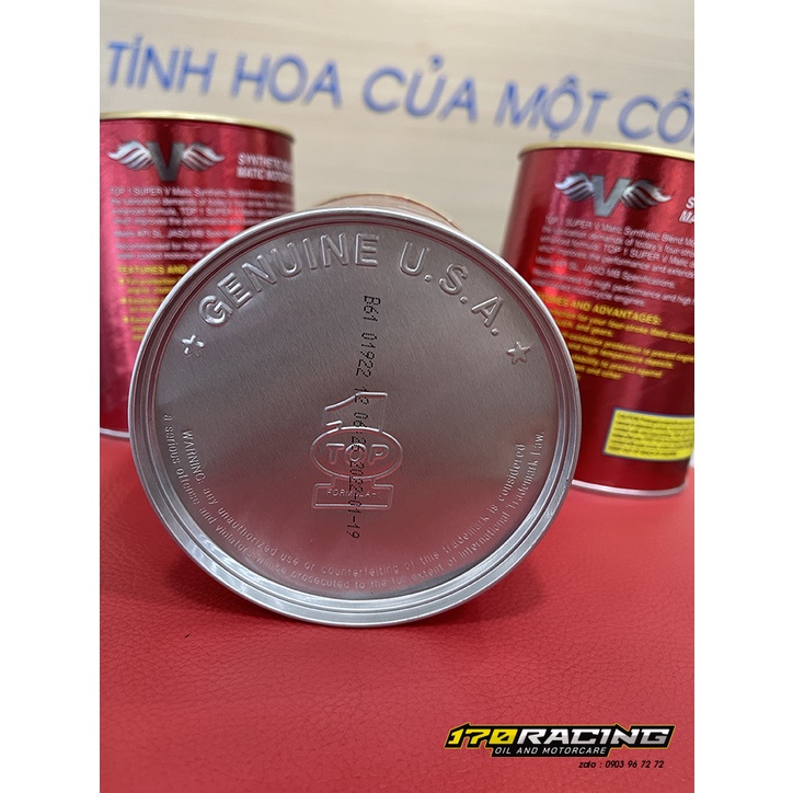 (Combo) nhớt xe ga TOP 1 [ Bao bì mới ] SAE 10W40 API SN JASO MB SYNTHTICE BLEND MACTIC MATARCYCLE OIL  Dung Tích 800 ML