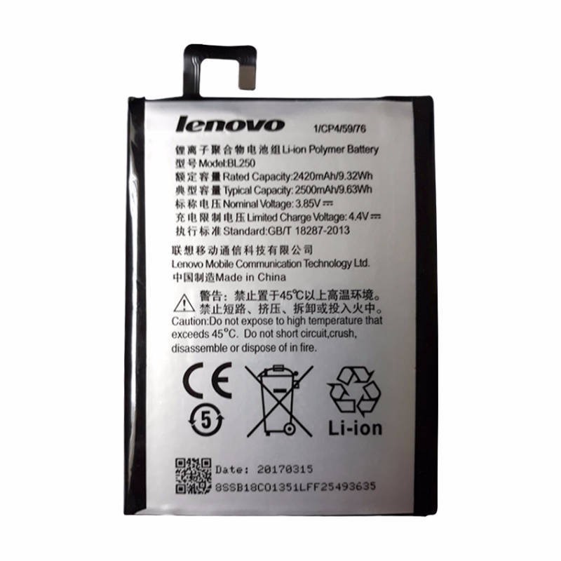 Pin Lenovo Vibe S1 BL250 Dung Lượng 2500mAh XỊN BẢO HÀNH 3 THÁNG