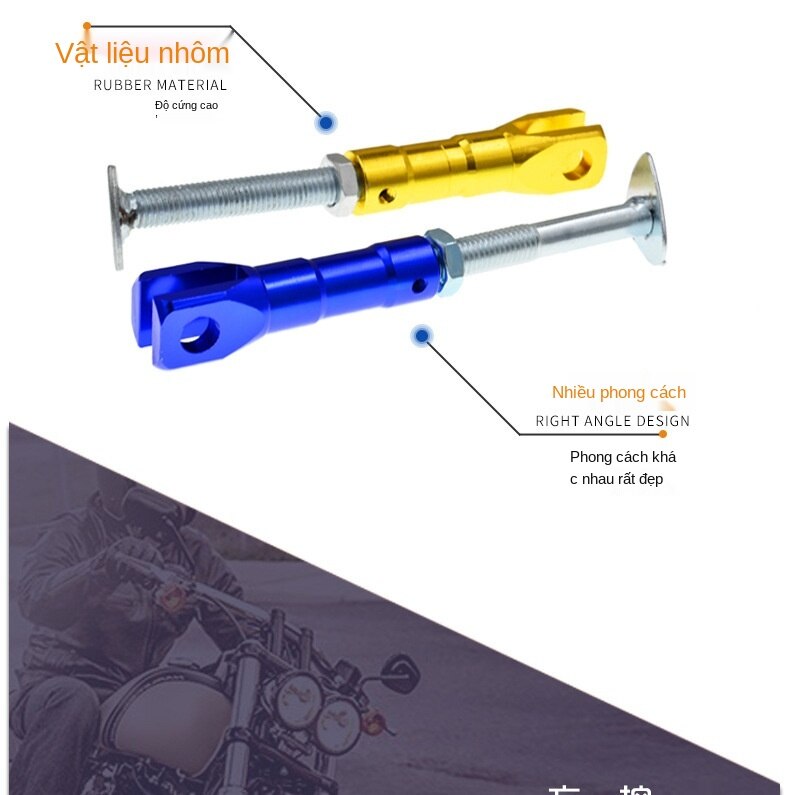 Xe máy sửa đổi phụ kiện chân hỗ trợ 125 xe nam sửa đổi hỗ trợ người đi bộ có thể điều chỉnh