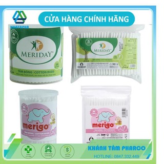 Tăm bông Meriday - Merigo - Bông Bạch Tuyết
