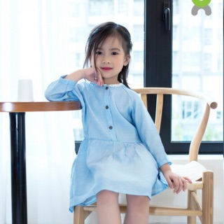 Váy Babydoll mùa thu cho bé gái