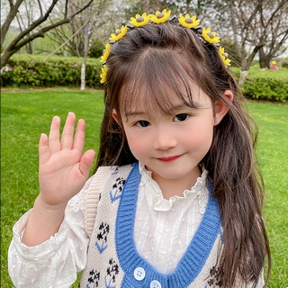 Cài Tóc Đính Hoa Dễ Thương Cho Bé Gái
