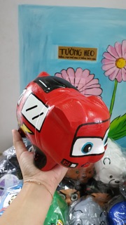 Heo đất handmade - xe ôtô