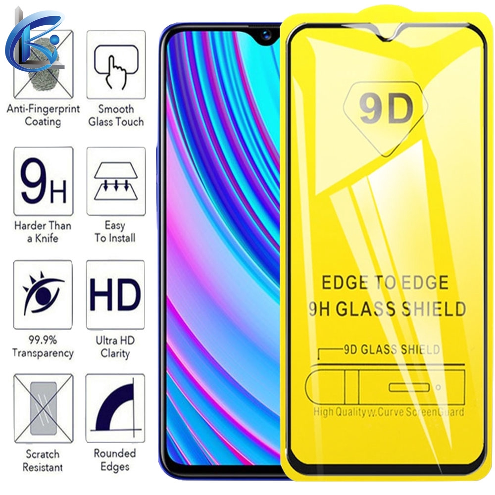 Kính Cường Lực 9d Bảo Vệ Màn Hình Cho Oppo Realme 3 5 6 Pro Realme C2 C3 6i 5s 5i Xt