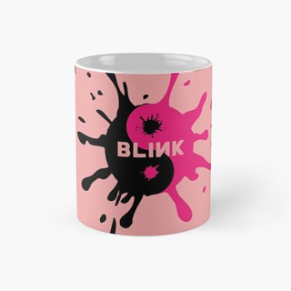 Cốc sứ BlackPink Logo Cốc Ly uống nước có quai cầm